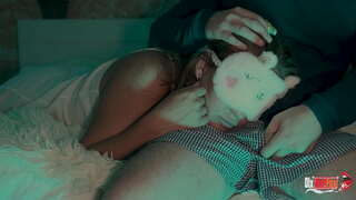 Eu acabo de Acordar e o meu passo-a mãe de sua SESTA e cum em sua boca! 4k