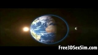 Foxy 3D cartoon présentateur de journal, il prend son envol et danses