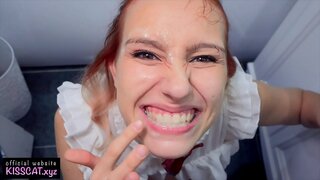 Трах у лице, Дубоко грло за младе Лепотице и сперма на Зубима за Чишћење